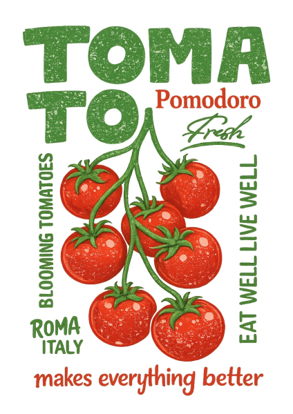 Bügelbild Tomato